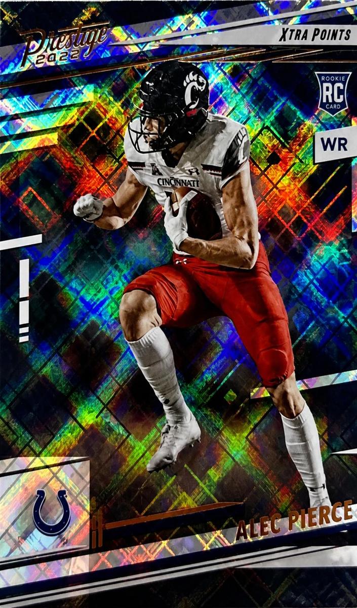 2022 Panini Prestige Football Xtra Points Diamond Alec Pierce #376