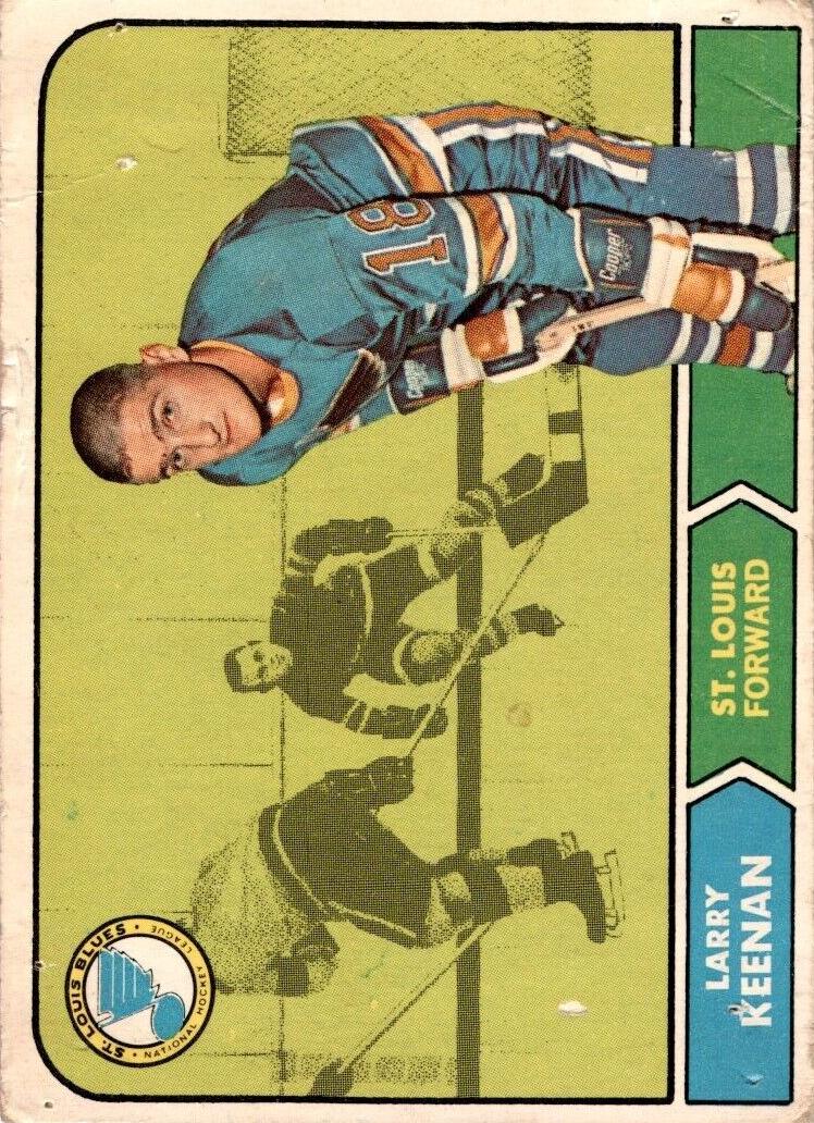 1968 O-Pee-Chee Hockey Larry Keenan #115 PSA 6