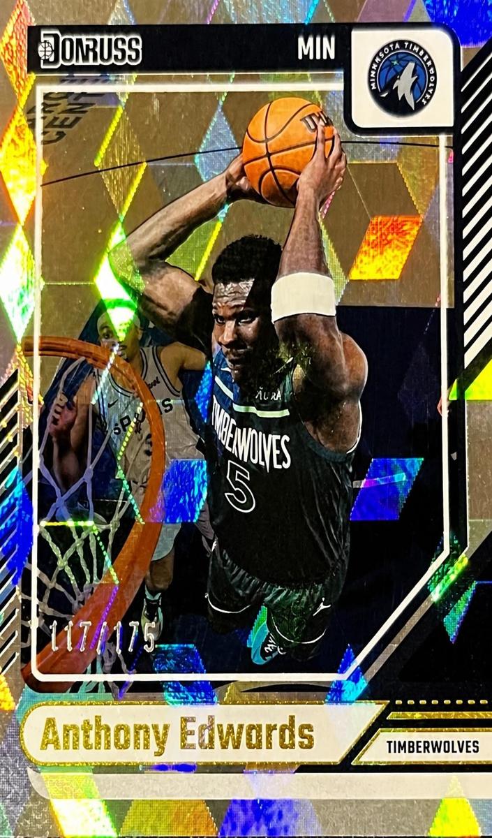2024 Panini Donruss Basketball Cubic Anthony Edwards #165