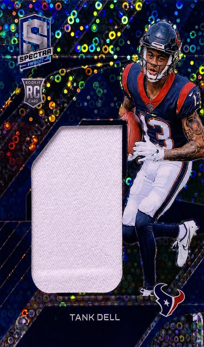 2023 Panini Spectra Football Neon Blue Tank Dell #MME-NTD