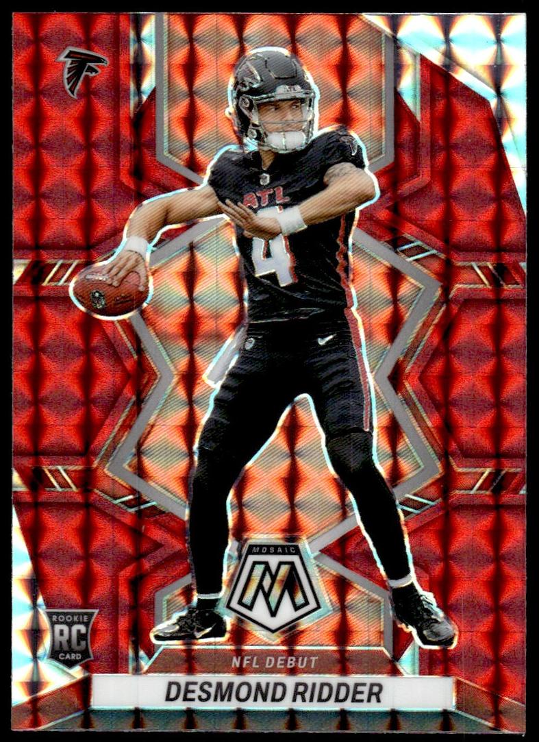 2022 Panini Mosaic Football Red Desmond Ridder #271 PSA 9