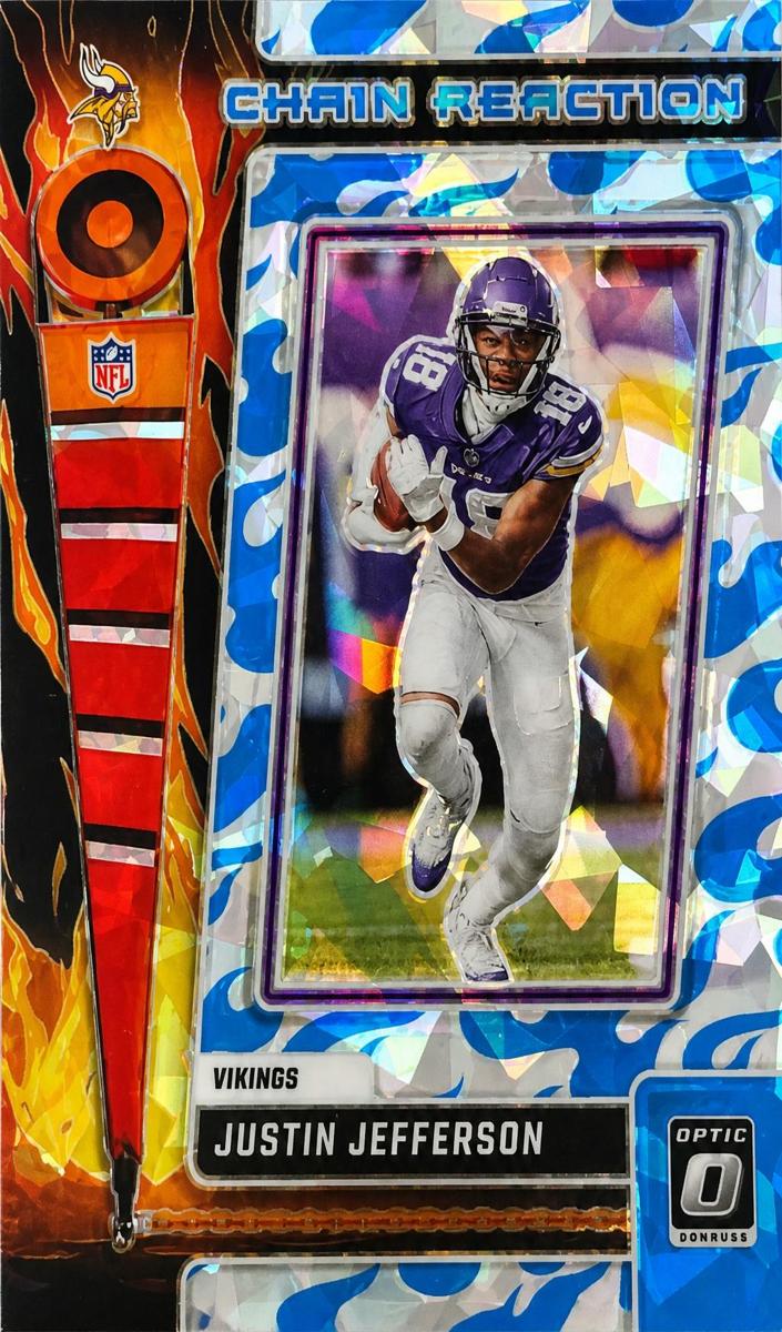 2023 Donruss Optic Football Ice Justin Jefferson #CR-JJ