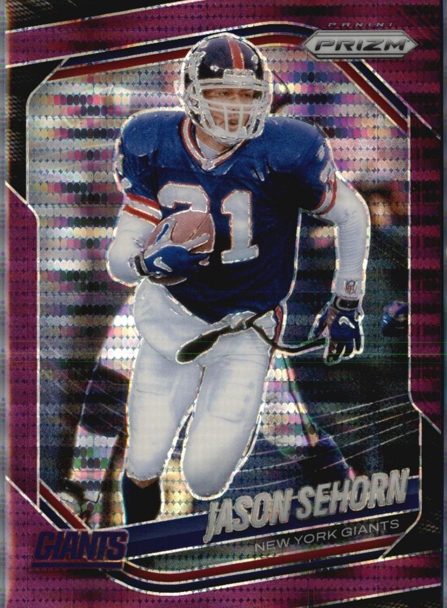 2025 Panini Prizm Football Purple Pulsar Jason Sehorn #29