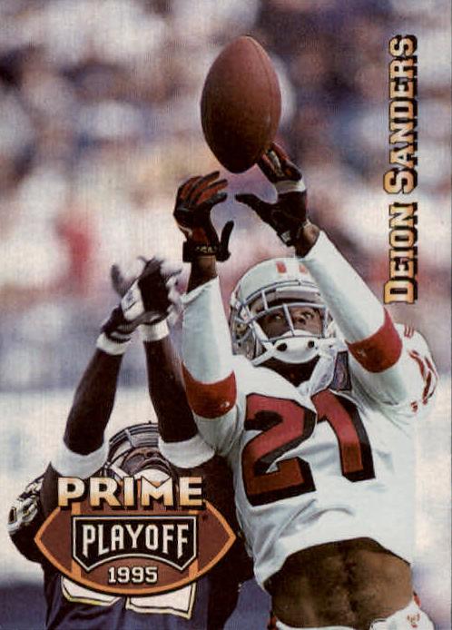 1995 Playoff Prime Football Deion Sanders #4