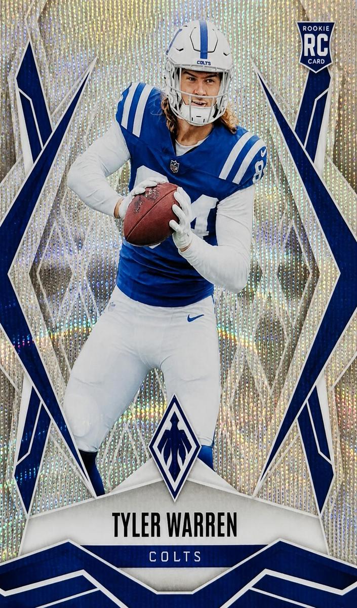 2025 Panini Phoenix Football Wave Tyler Warren #185