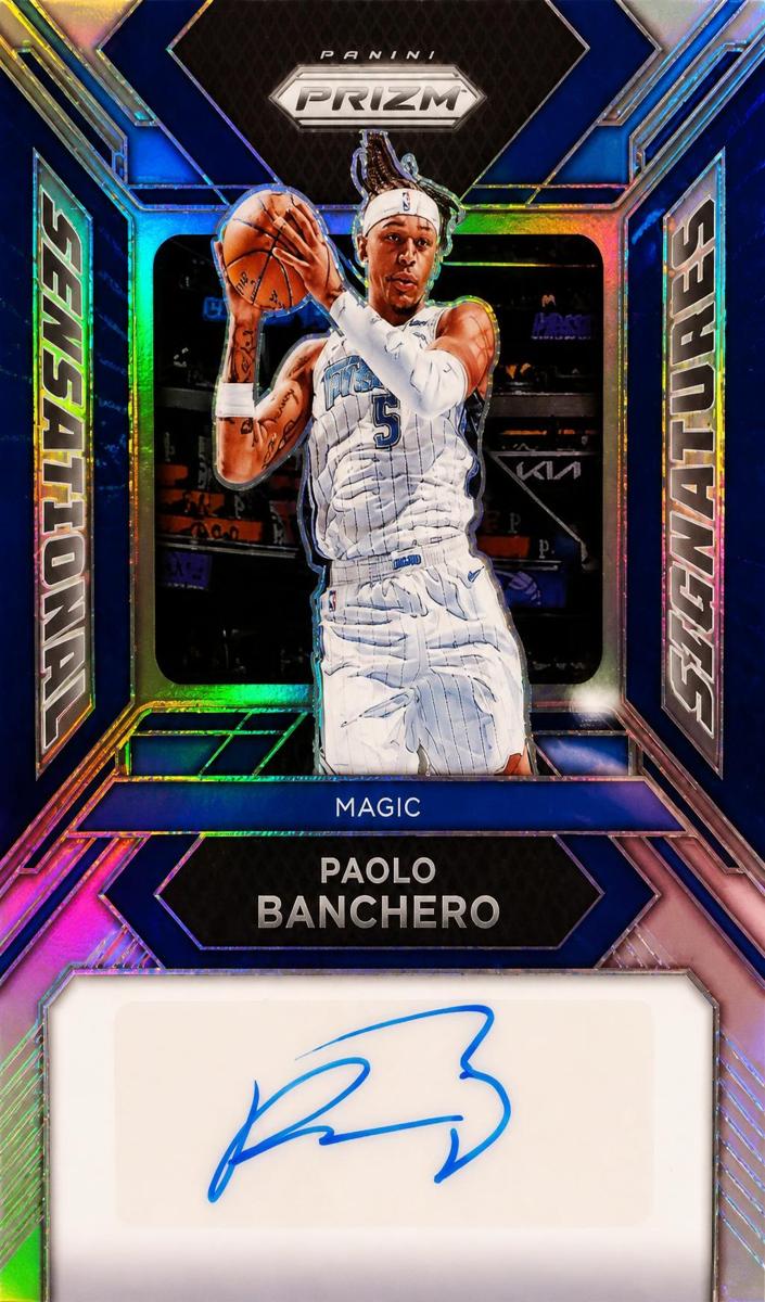2023 Panini Prizm Basketball Blue Paolo Banchero #SS-BA PSA 10