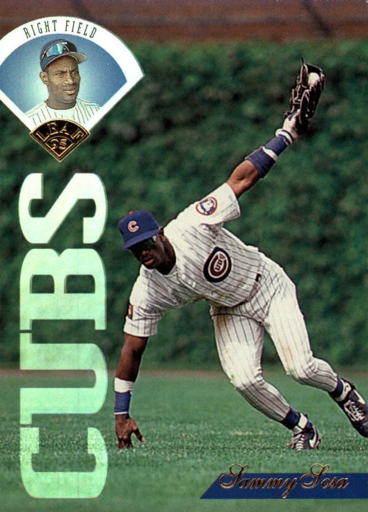 1995 Leaf Baseball Sammy Sosa #272 PSA 10