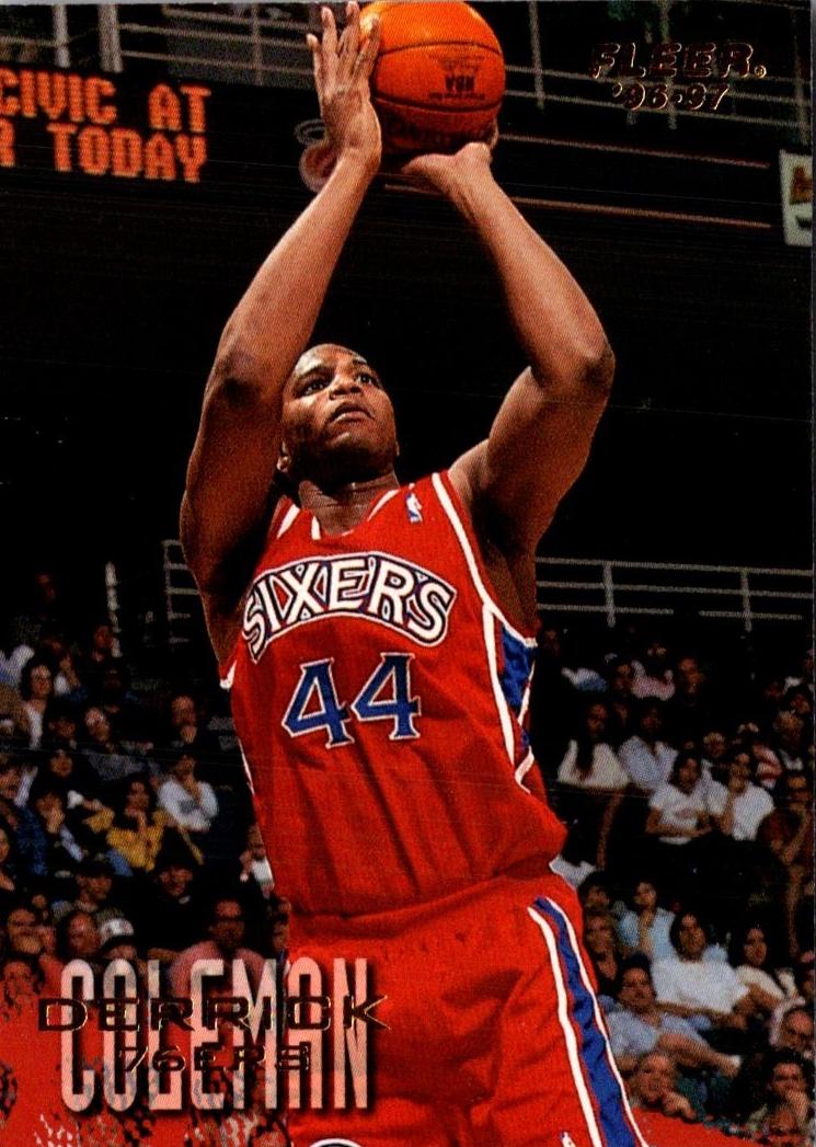 1996 Fleer Basketball Derrick Coleman #81