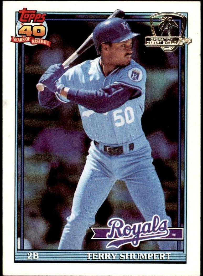 1991 Topps Baseball Terry Shumpert #322 PSA 9
