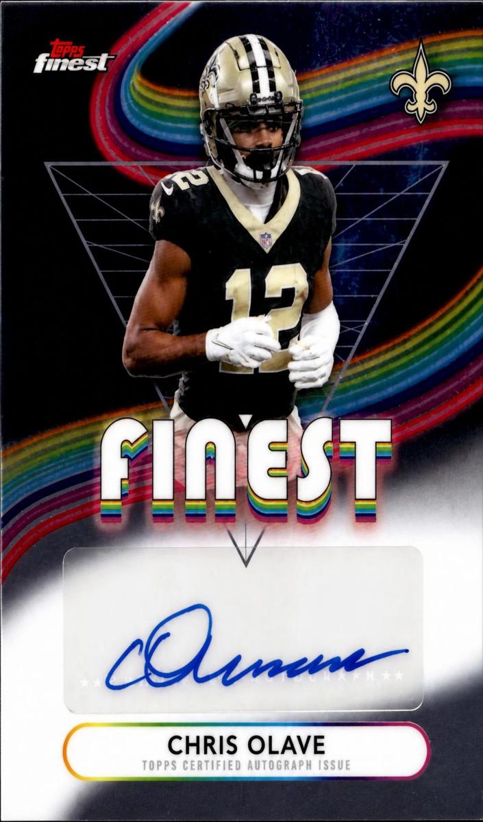 2025 Topps Finest Football Chris Olave #FA-CO