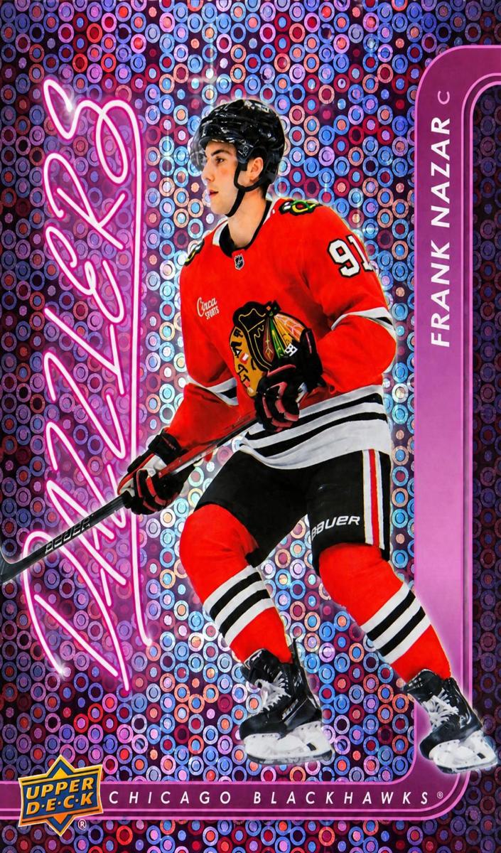 2024 Upper Deck Hockey Pink Frank Nazar #DZ-55 PSA 9