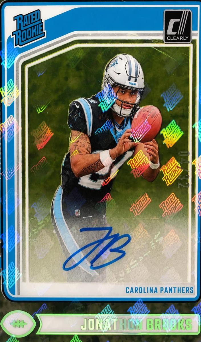 2024 Panini Clearly Donruss Football RR Logo Jonathon Brooks #70