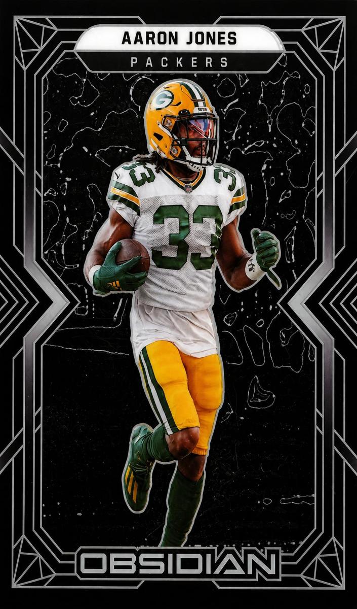 2022 Panini Obsidian Football Aaron Jones #43