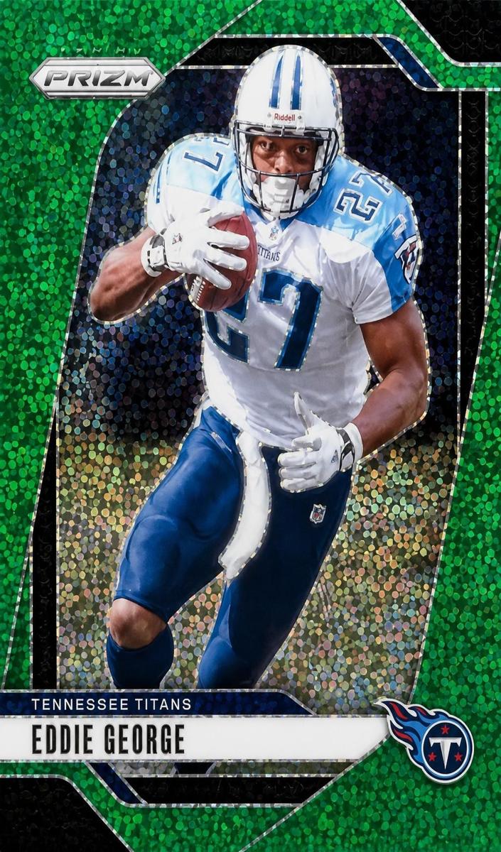 2024 Panini Prizm Football Green Sparkle Eddie George #285