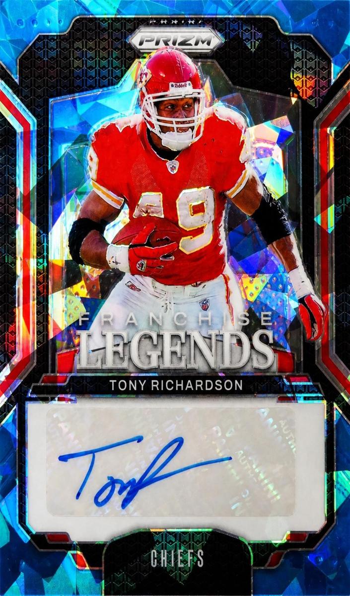 2024 Panini Prizm Football Blue Ice Tony Richardson #FL-TRN