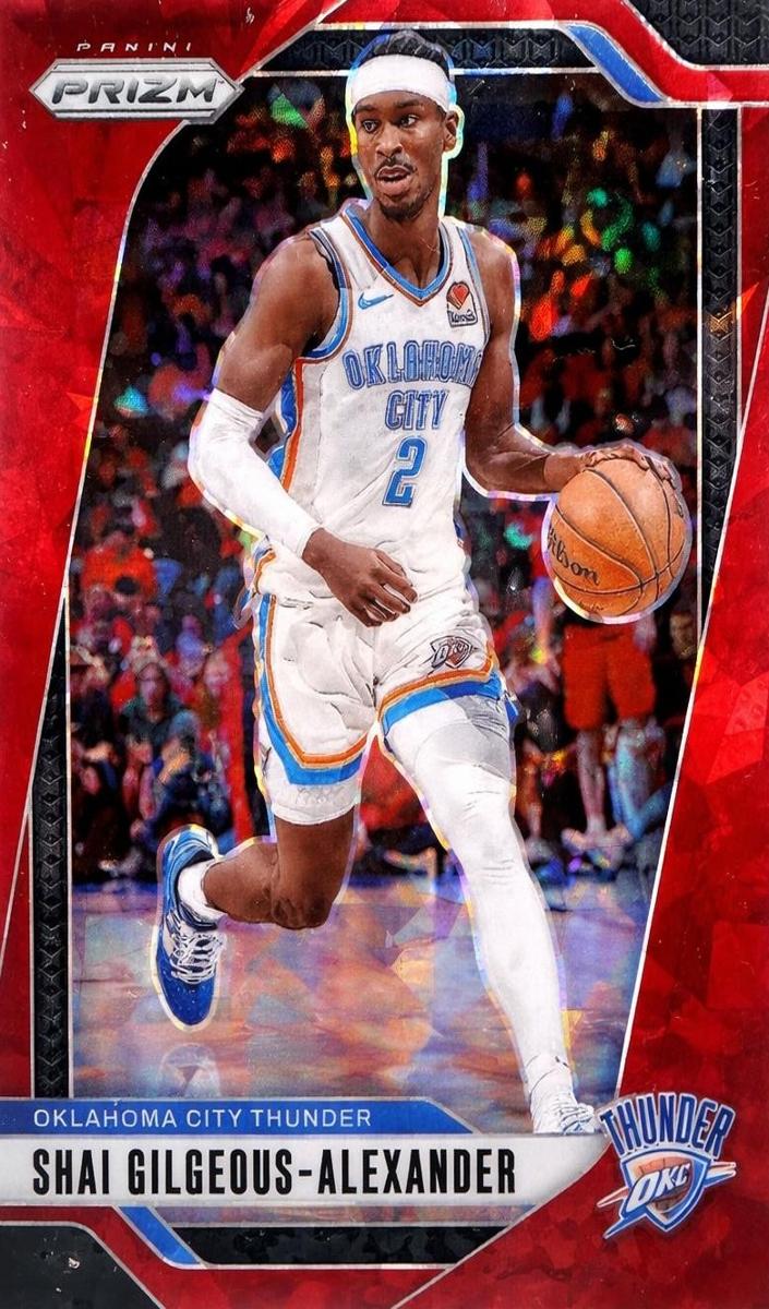 2024 Panini Prizm Basketball Red Shai Gilgeous-Alexander #113 PSA 9