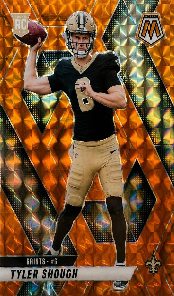 2025 Panini Mosaic Football Orange Tyler Shough #312