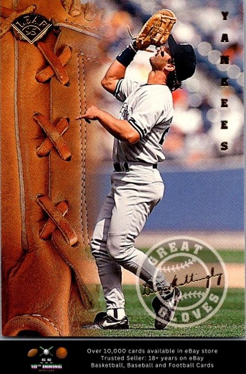 1995 Leaf Baseball Don Mattingly #10