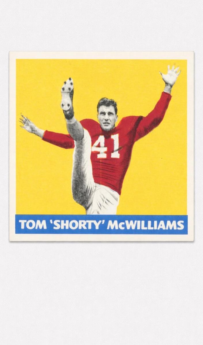 1948 Leaf Football Maroon Jersey Tom McWilliams #31