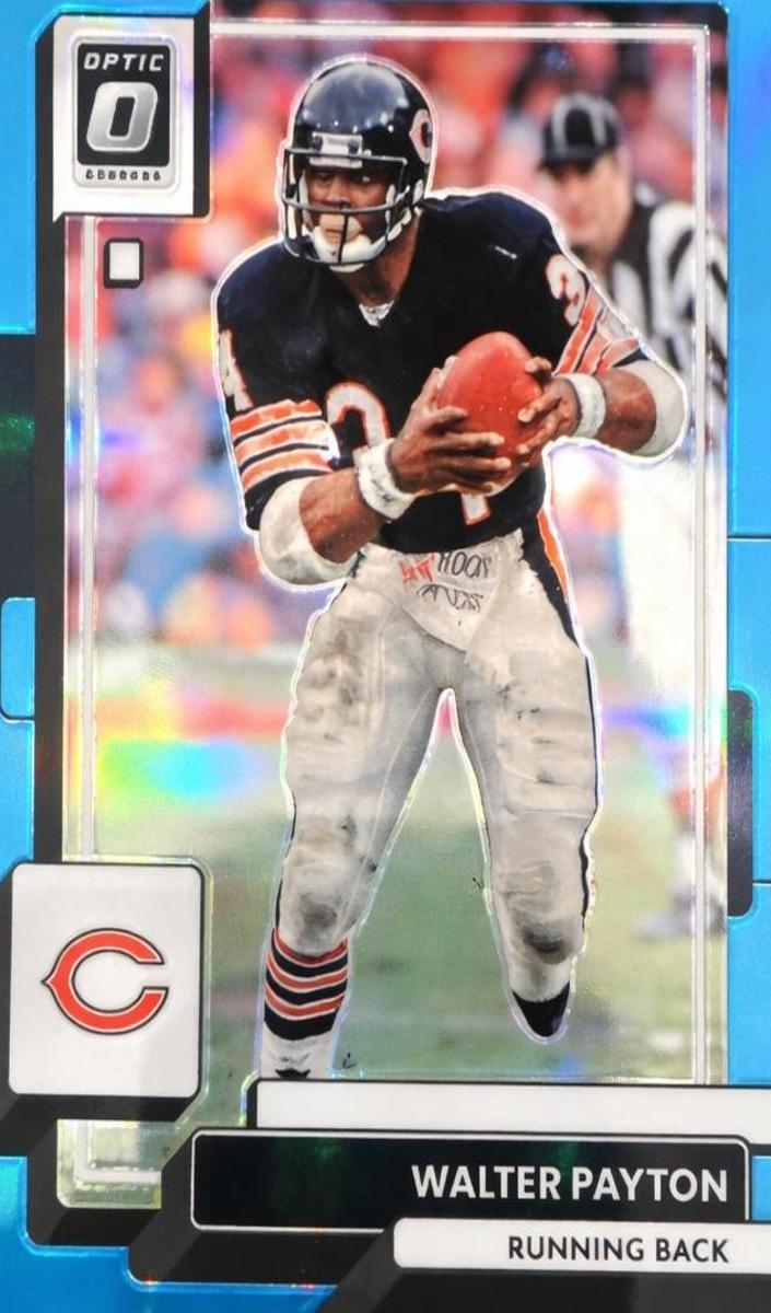 2022 Donruss Optic Football Aqua Walter Payton #38