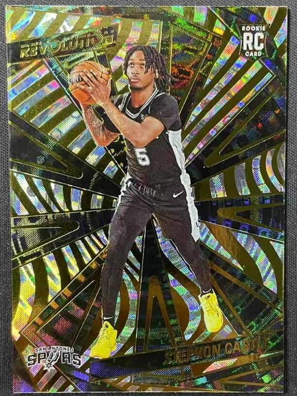 2024 Panini Revolution Basketball Fractal Stephon Castle #116
