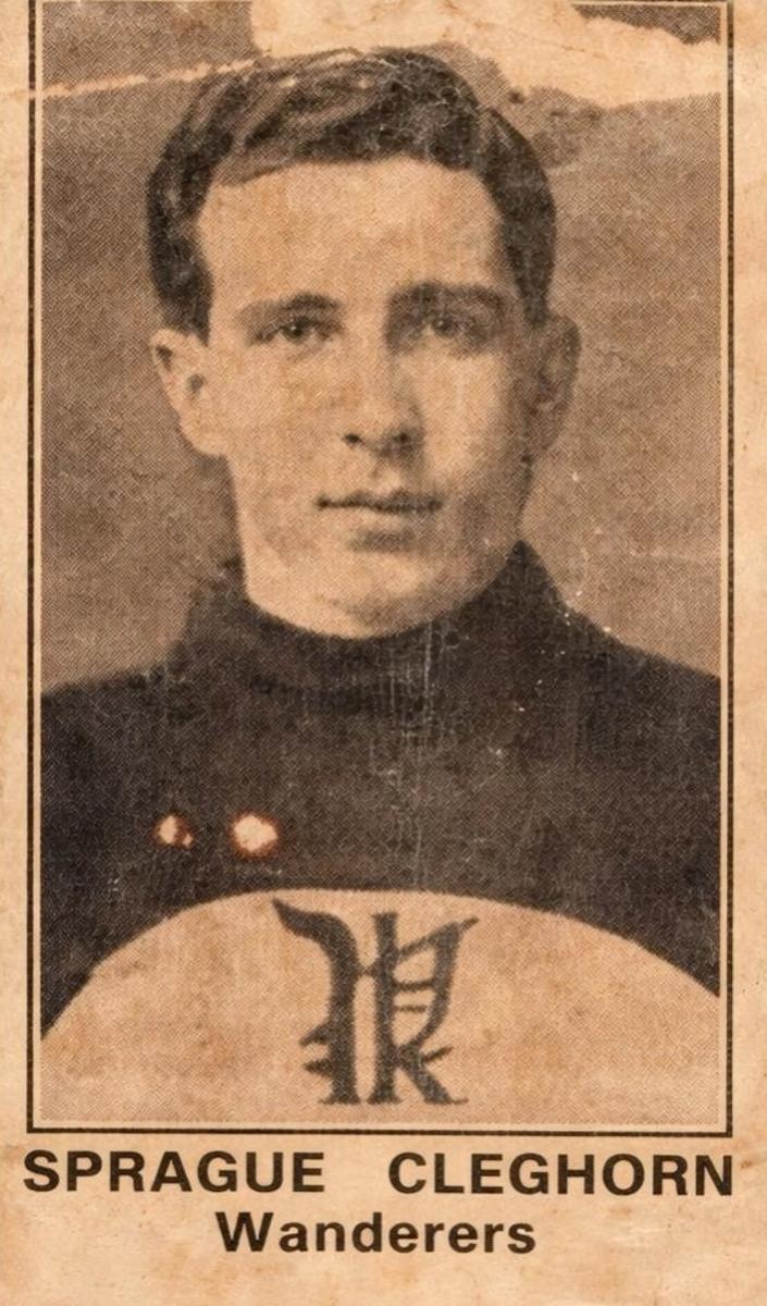 1912 Imperial Tobacco C57 Hockey Sprague Cleghorn #15