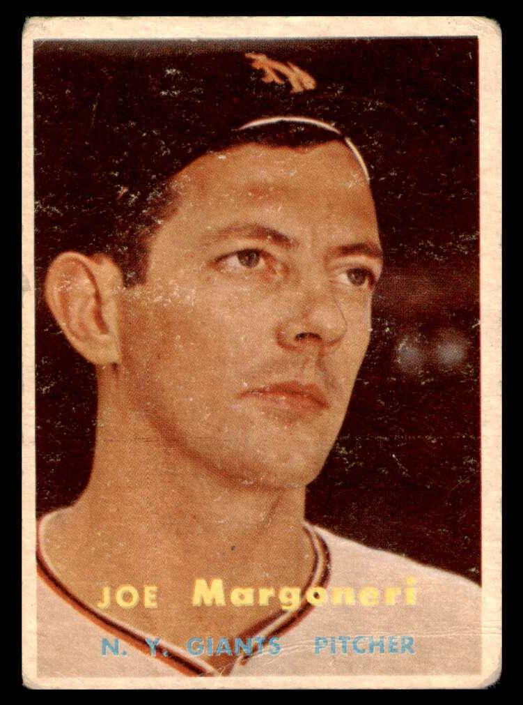 1957 Topps Baseball Joe Margoneri #191