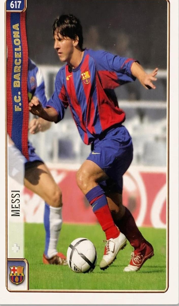 2004 Mundi Cromo Liga Soccer Lionel Messi #617 PSA 9