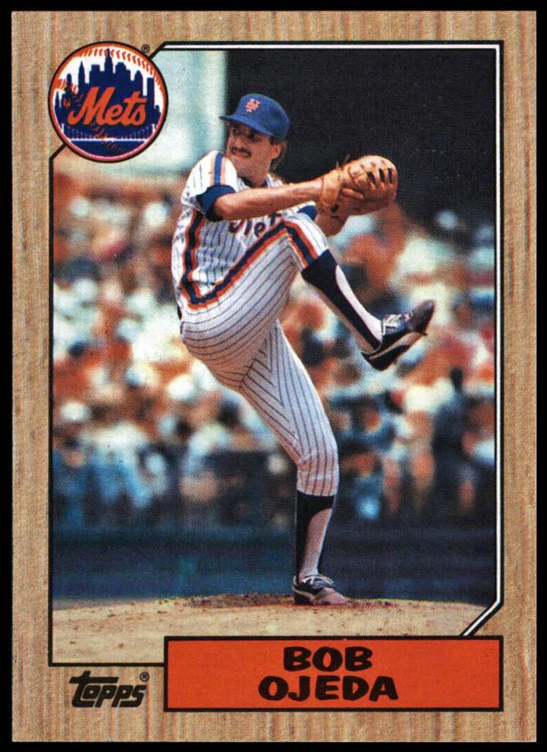 1987 Topps Baseball Bob Ojeda #746 PSA 8