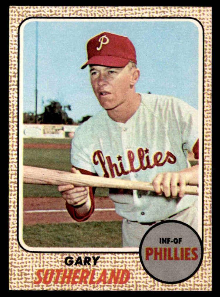 1968 O-Pee-Chee Baseball Gary Sutherland #98 PSA 9