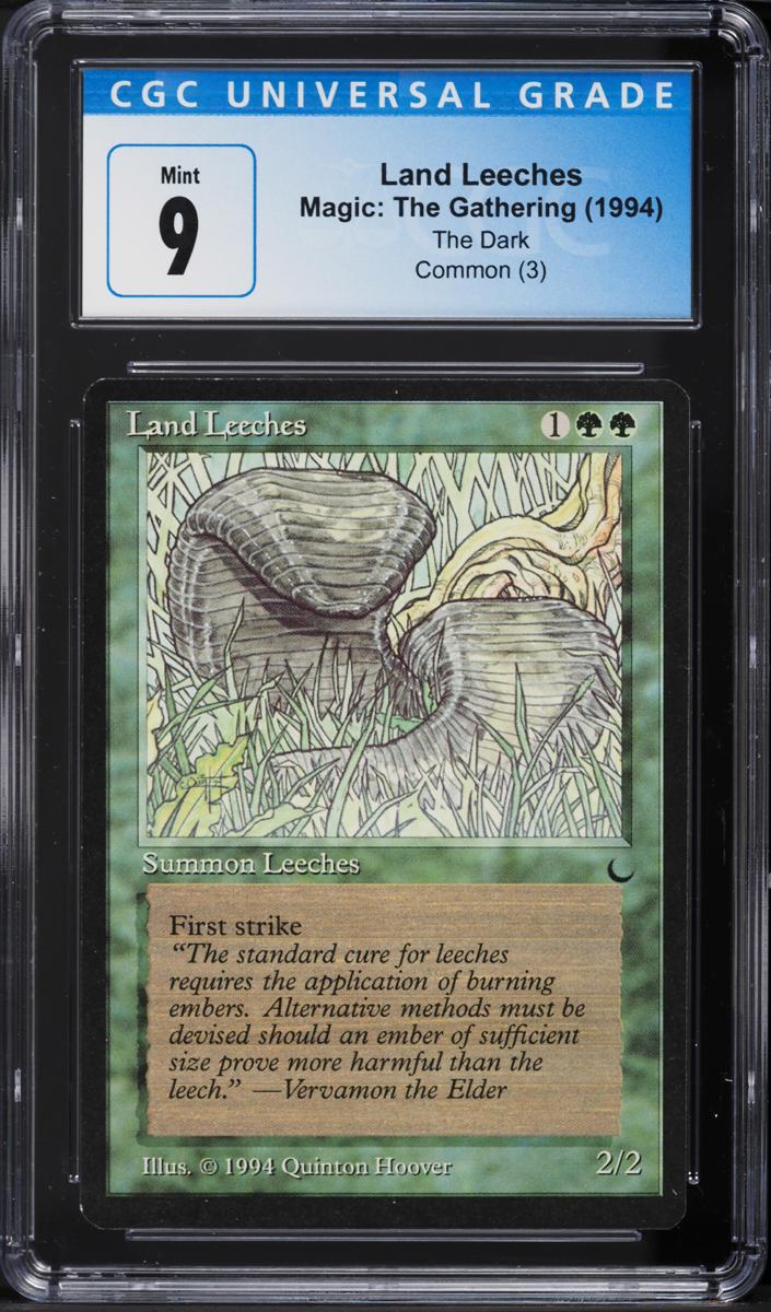 1994 Magic The Gathering The Dark Land Leeches #NNO