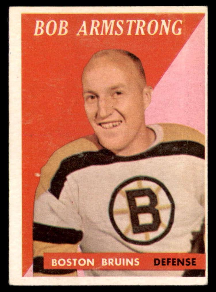 1958 Topps Hockey Bob Armstrong #1