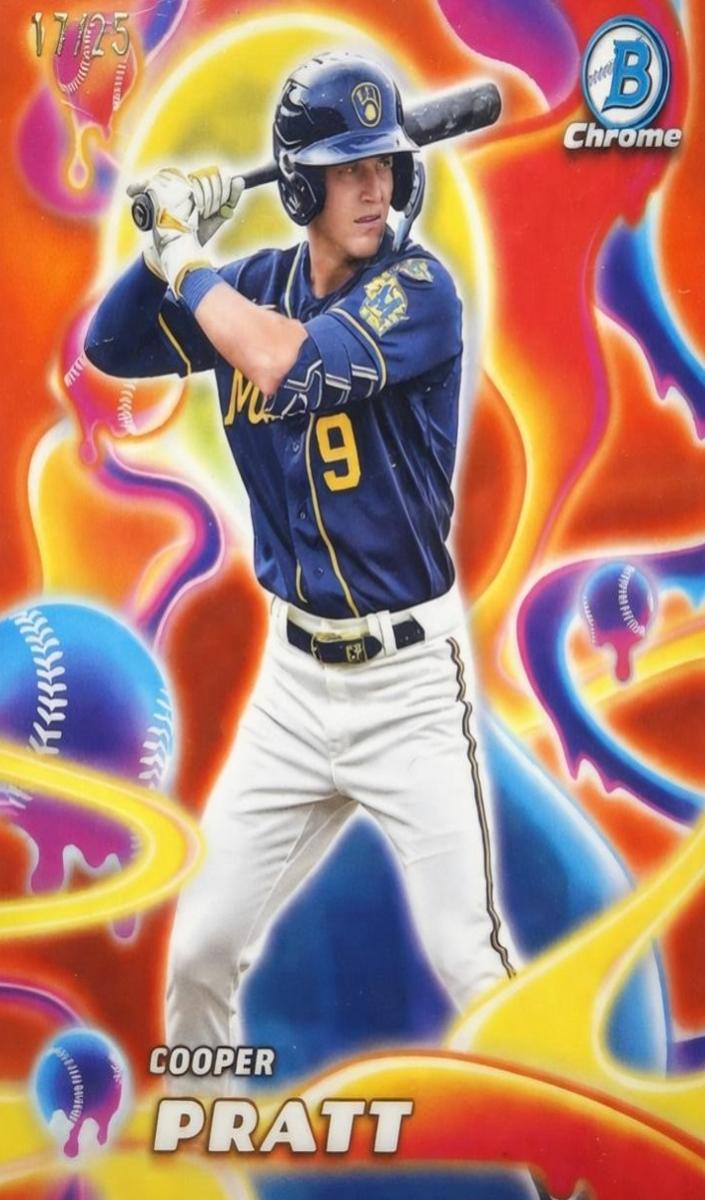 2025 Bowman Chrome Baseball Orange Refractor Cooper Pratt #MM-9