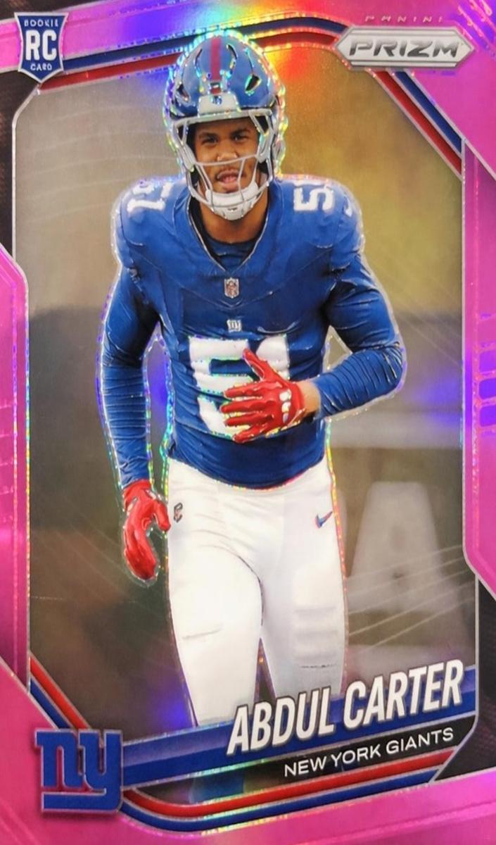 2025 Panini Prizm Football Pink Abdul Carter #394
