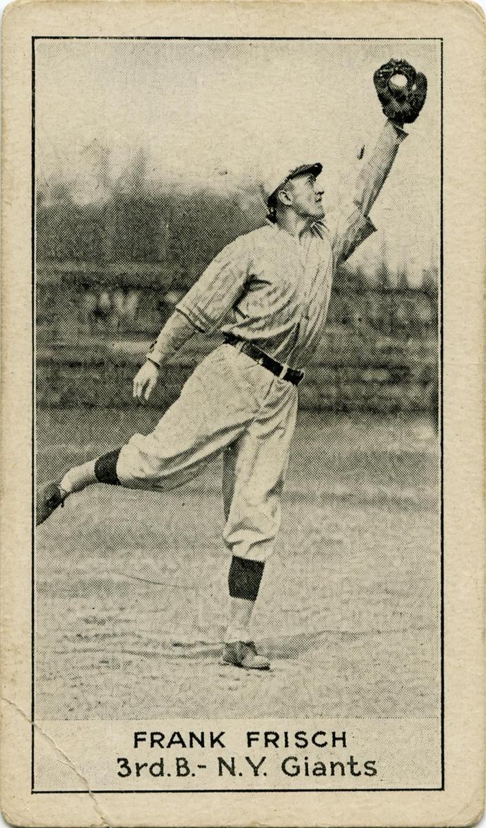 1921 National Caramel E220 Baseball Frank Frisch #NNO SGC 1.5