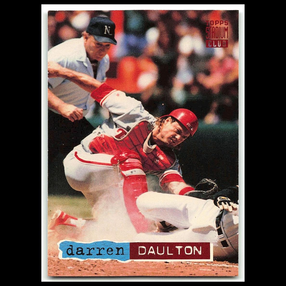 1994 Topps Stadium Club Baseball Darren Daulton #450