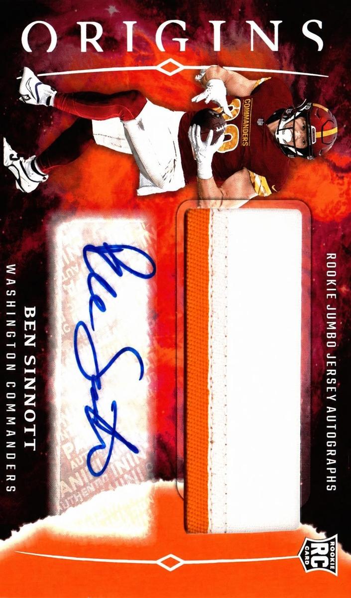 2024 Panini Origins Football Orange Ben Sinnott #RJA-BSI