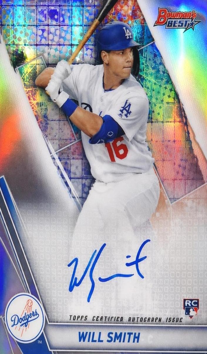 2019 Bowman's Best Baseball Refractor Will Smith #B19-WS PSA 9