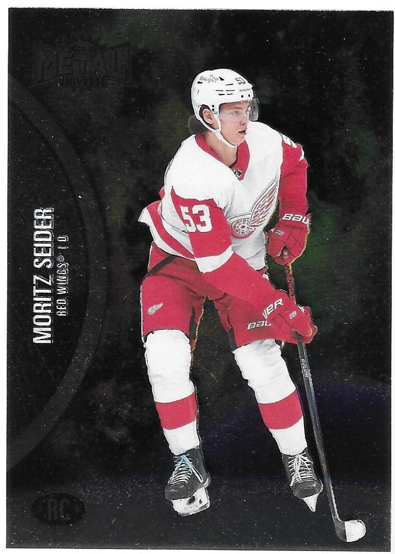 2021 Skybox Metal Universe Hockey Moritz Seider #195 PSA 9