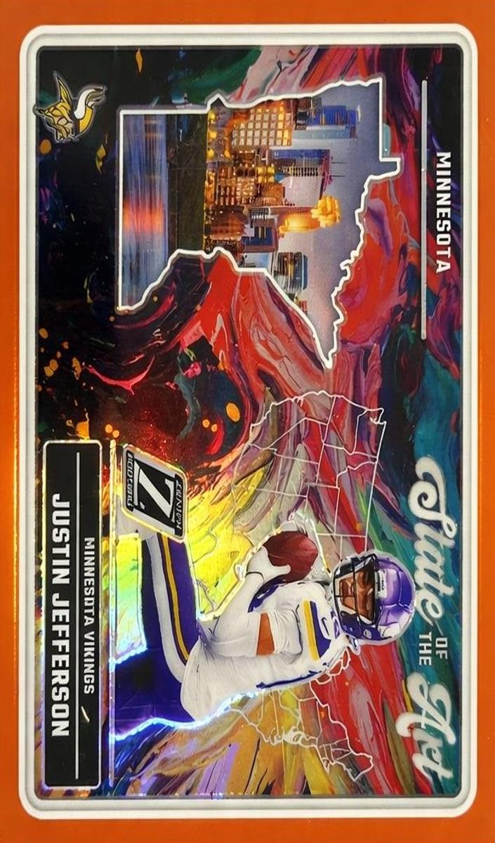 2024 Panini Zenith Football Orange Justin Jefferson #16