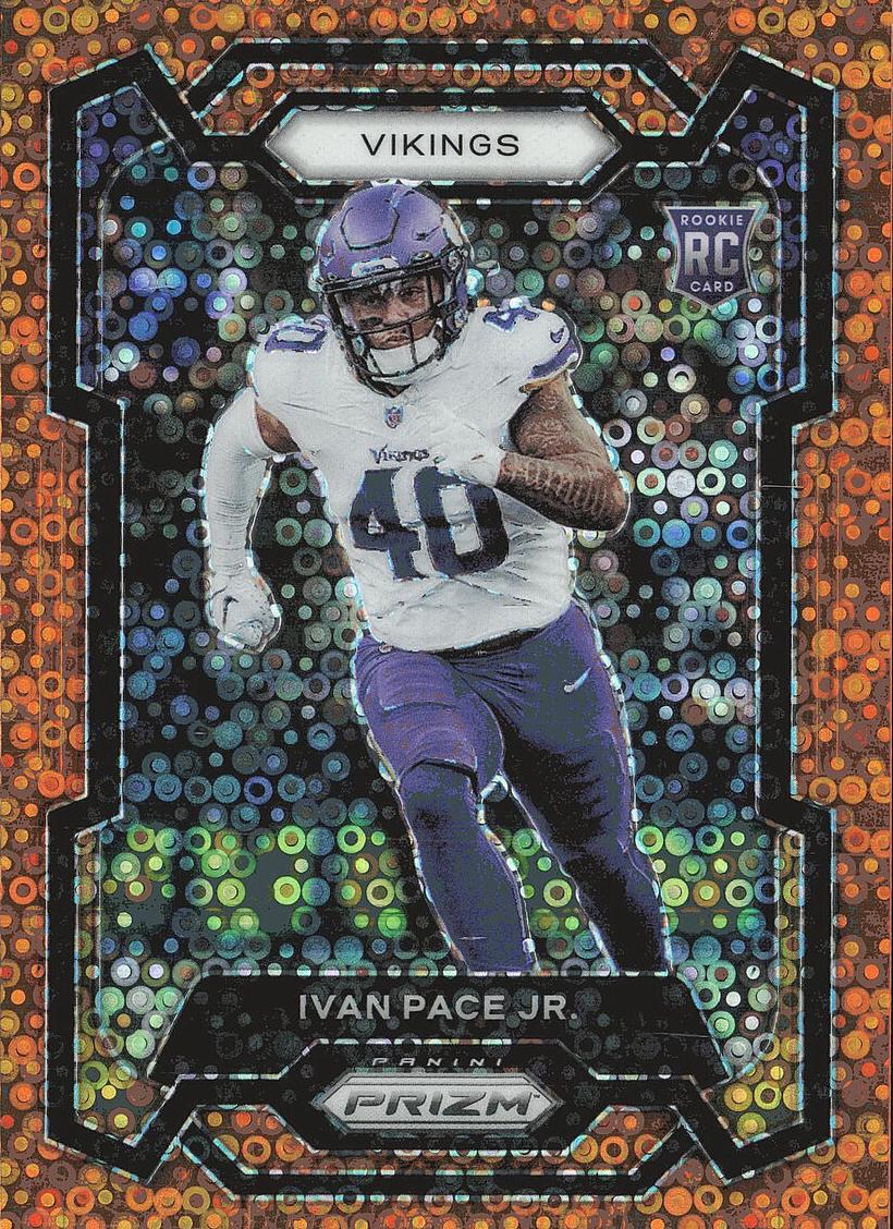 2023 Panini Prizm Football Disco Ivan Pace Jr. #366 PSA 10