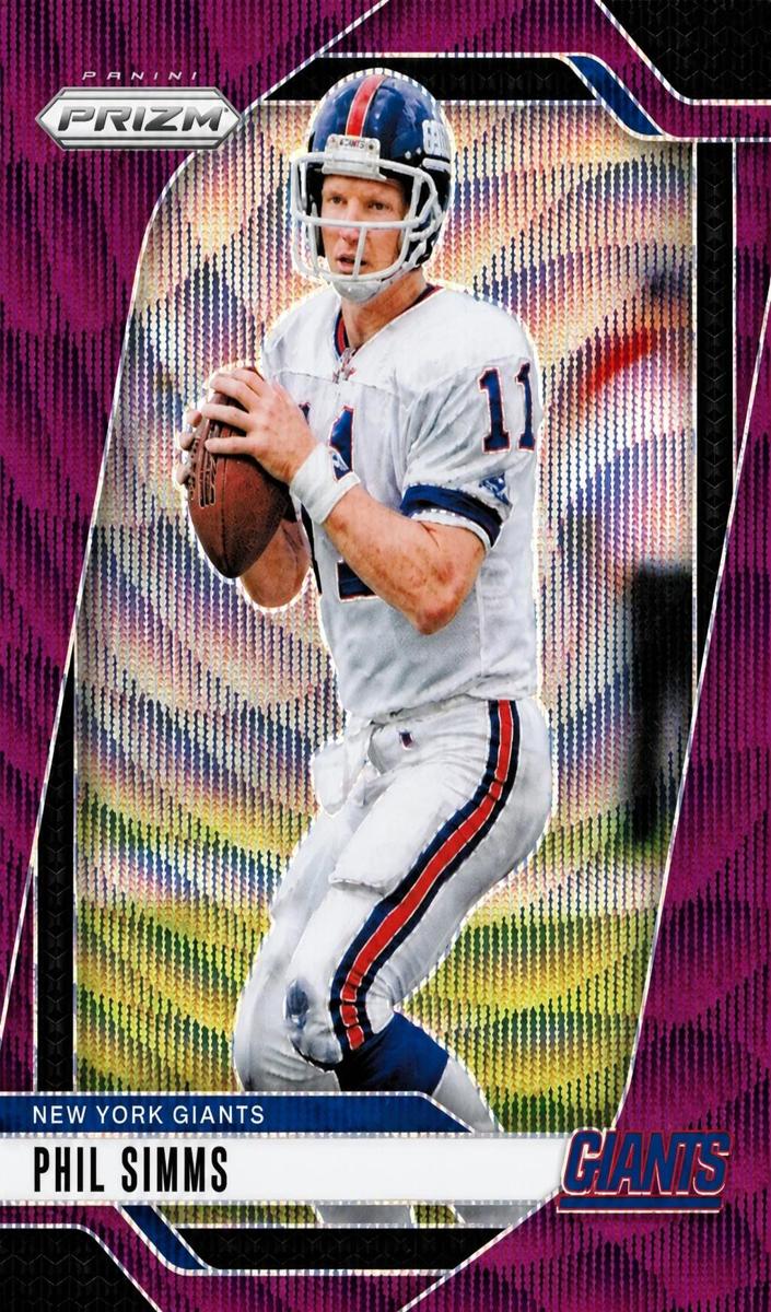 2024 Panini Prizm Football Purple Wave Phil Simms #218