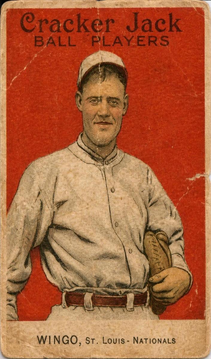 1915 Cracker Jack Baseball Ivy Wingo #130 PSA 7