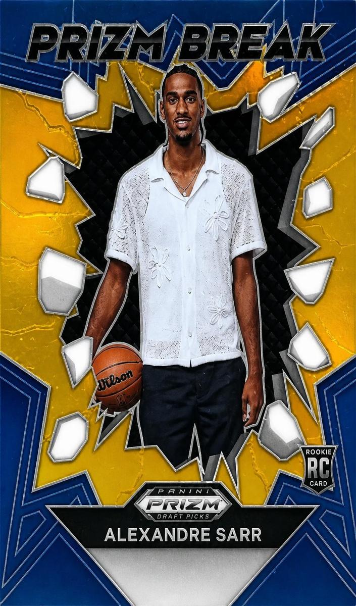 2024 Panini Prizm Draft Picks Basketball Gold Alexandre Sarr #5