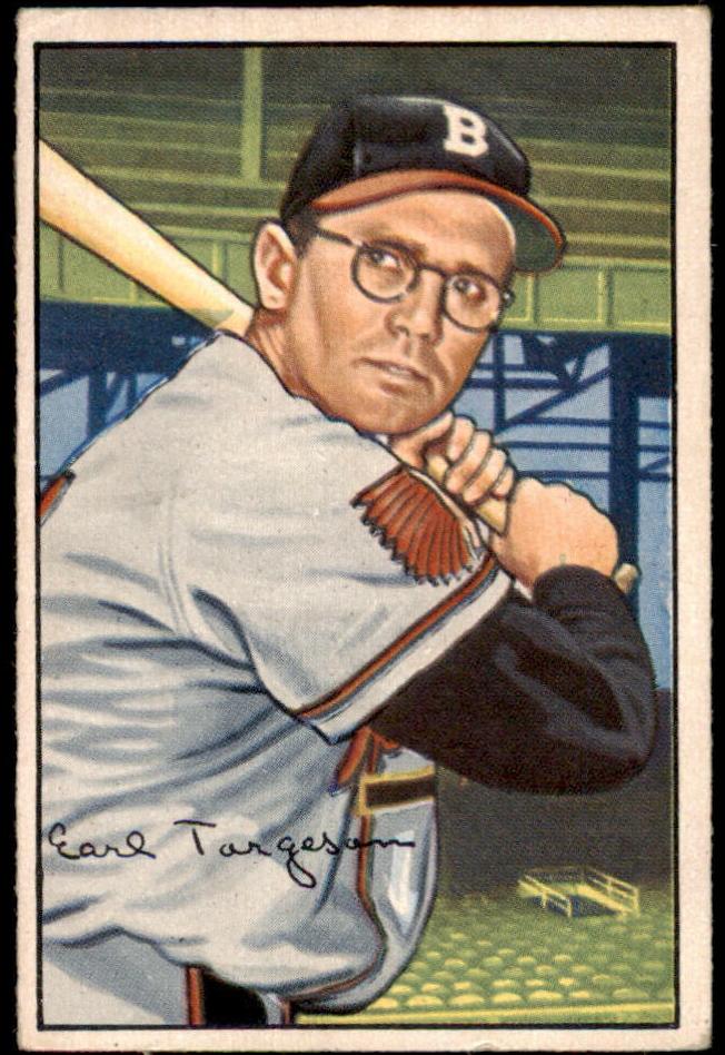 1952 Bowman Baseball Earl Torgeson #72