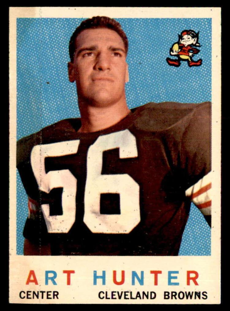 1959 Topps Football Art Hunter #92 PSA 6.5