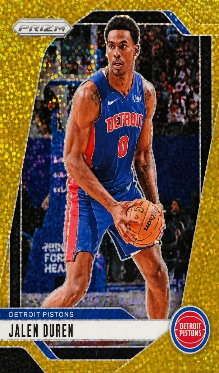 2024 Panini Prizm Basketball Gold Sparkle Jalen Duren #20