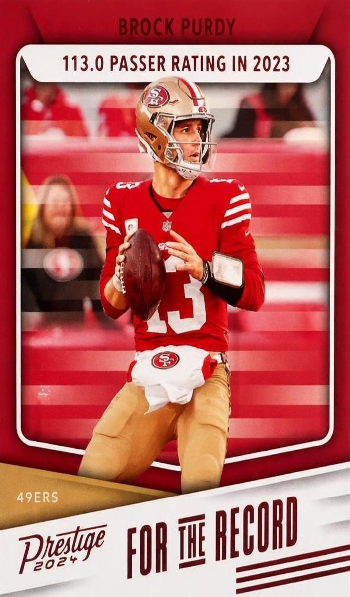 2024 Panini Prestige Football Xtra Points Red Brock Purdy #FR-BP