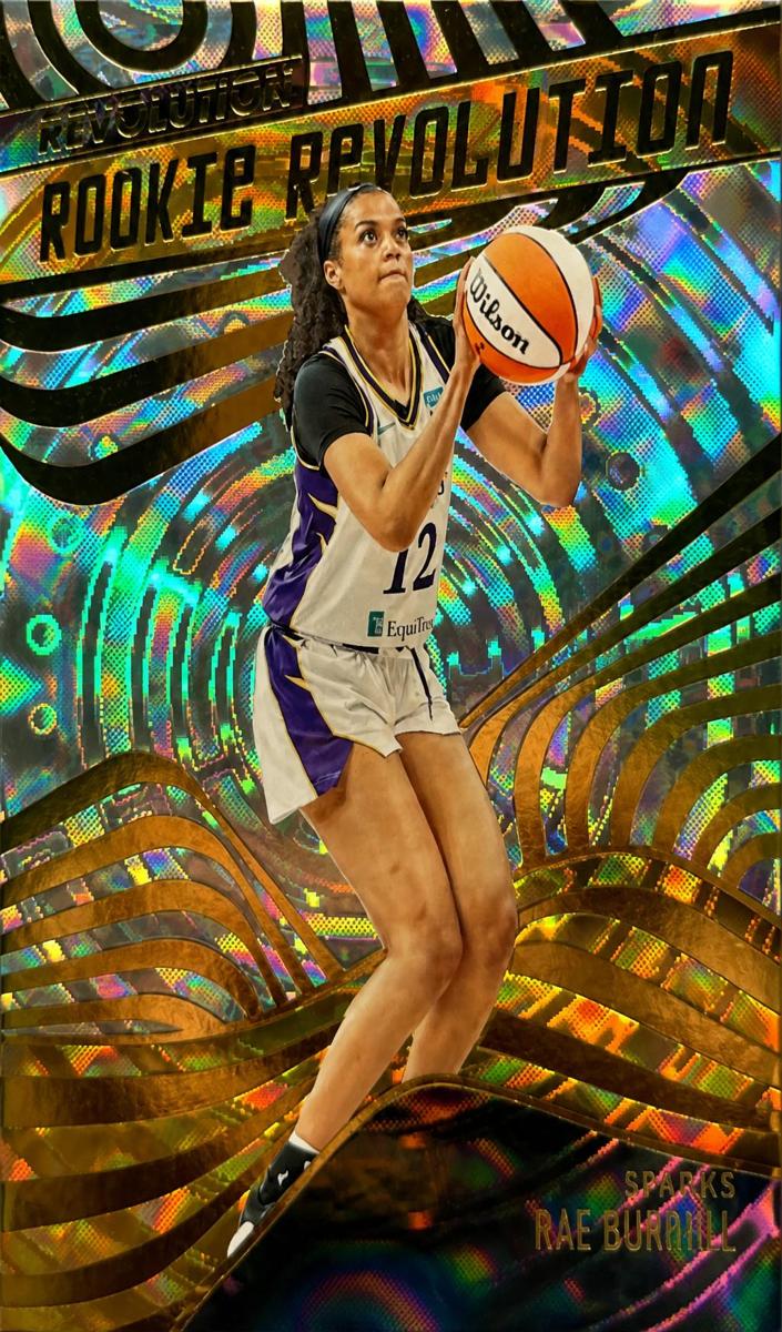 2022 Panini Revolution WNBA Basketball Fractal Rae Burrell #5