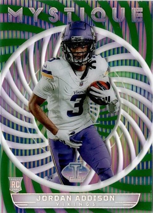 2023 Panini Illusions Football Green Jordan Addison #20